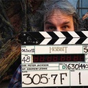 Peter Jackson sur le plateau de The Hobbit