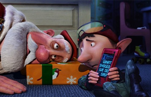 Une scène du film Arthur Christmas