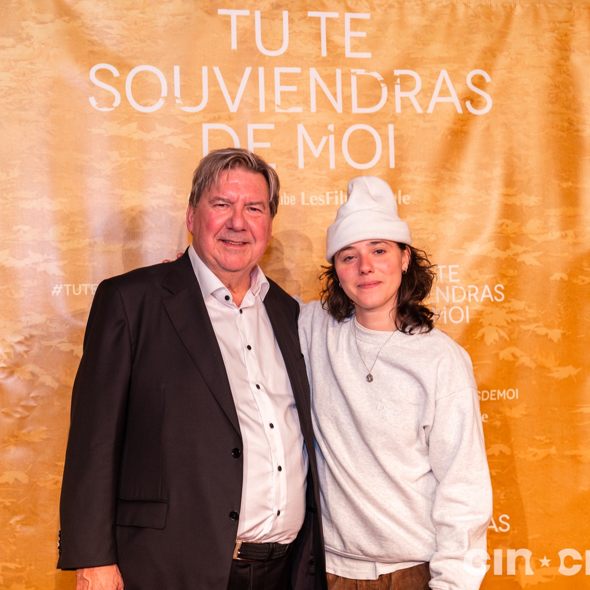 Sur le tapis rouge du film Tu te souviendras de moi