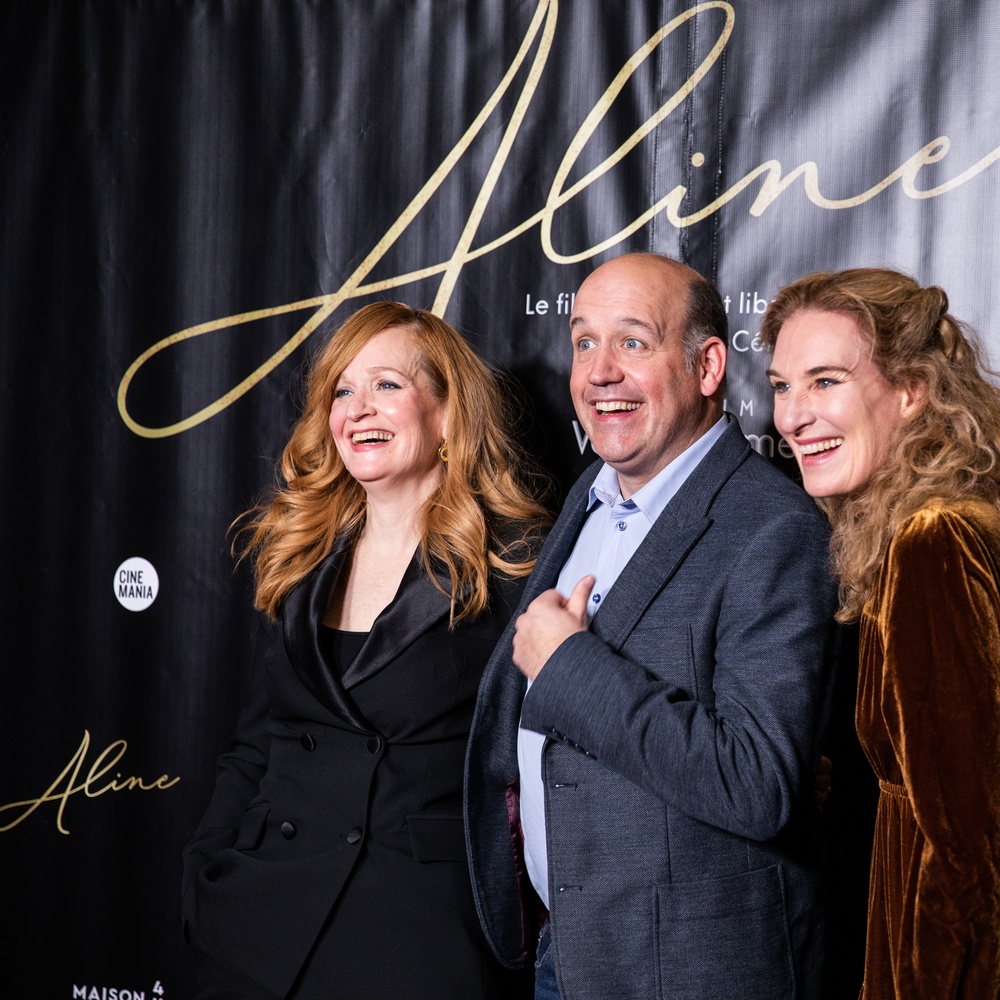 Tapis rouge du film Aline