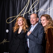 Tapis rouge du film <em>Aline</em>