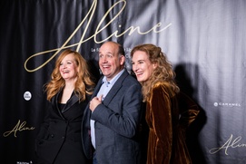 Tapis rouge du film Aline