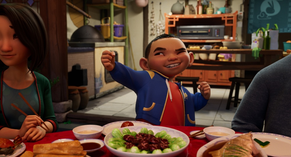 Une scène du film Over the Moon