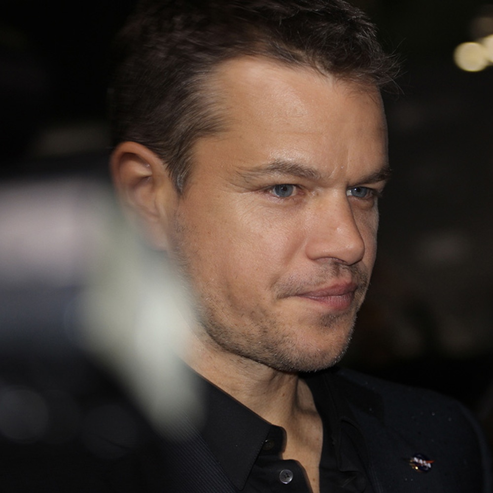 Sur le tapis rouge du film The Martian