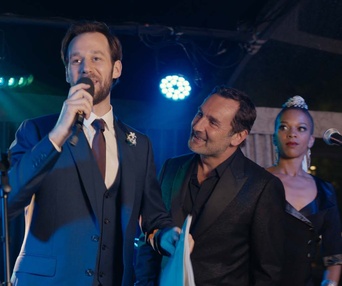 Une scène du film Le sens de la fête