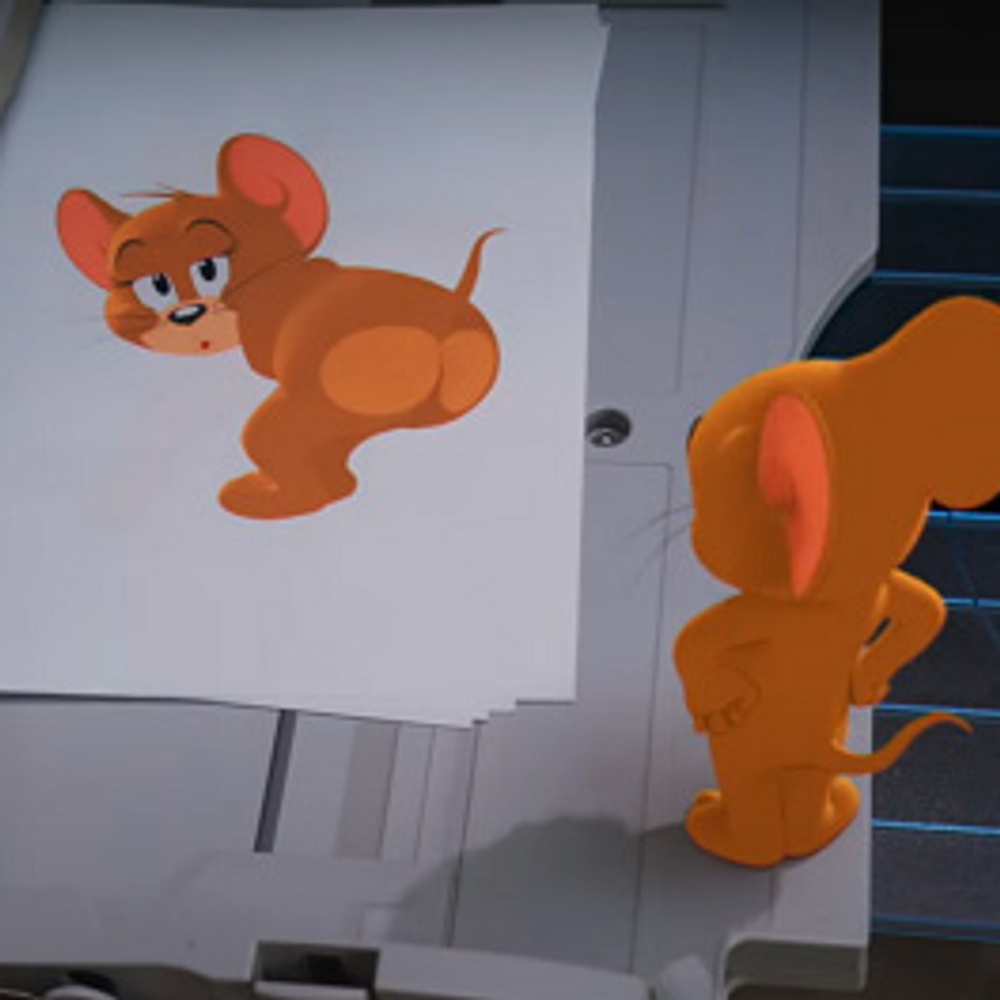 Une scène du film Tom and Jerry