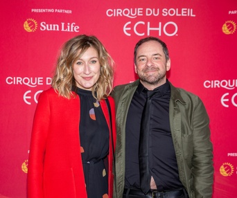 Tapis rouge du spectacle Echo du Cirque du Soleil