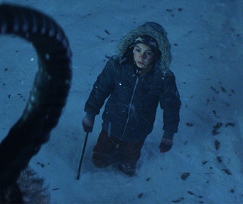 Une scène du film Krampus