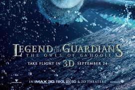 Affiche du film Legend of the Guardians: The Owls of Ga'Hoole