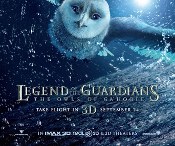 Affiche du film Legend of the Guardians: The Owls of Ga'Hoole