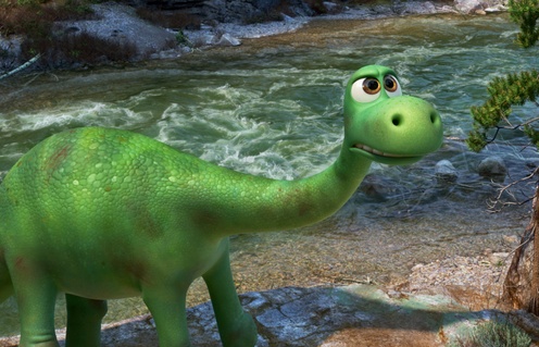 Une scène du film The Good Dinosaur