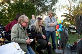 Sur le plateau du film The Incredible Burt Wonderstone