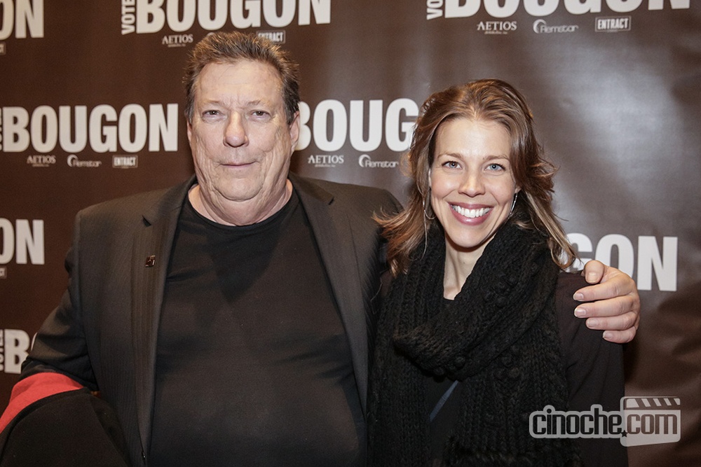 Sur le tapis rouge du film Votez Bougon