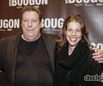 Sur le tapis rouge du film Votez Bougon