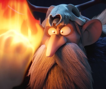 Une scène du film Astérix, le secret de la potion magique