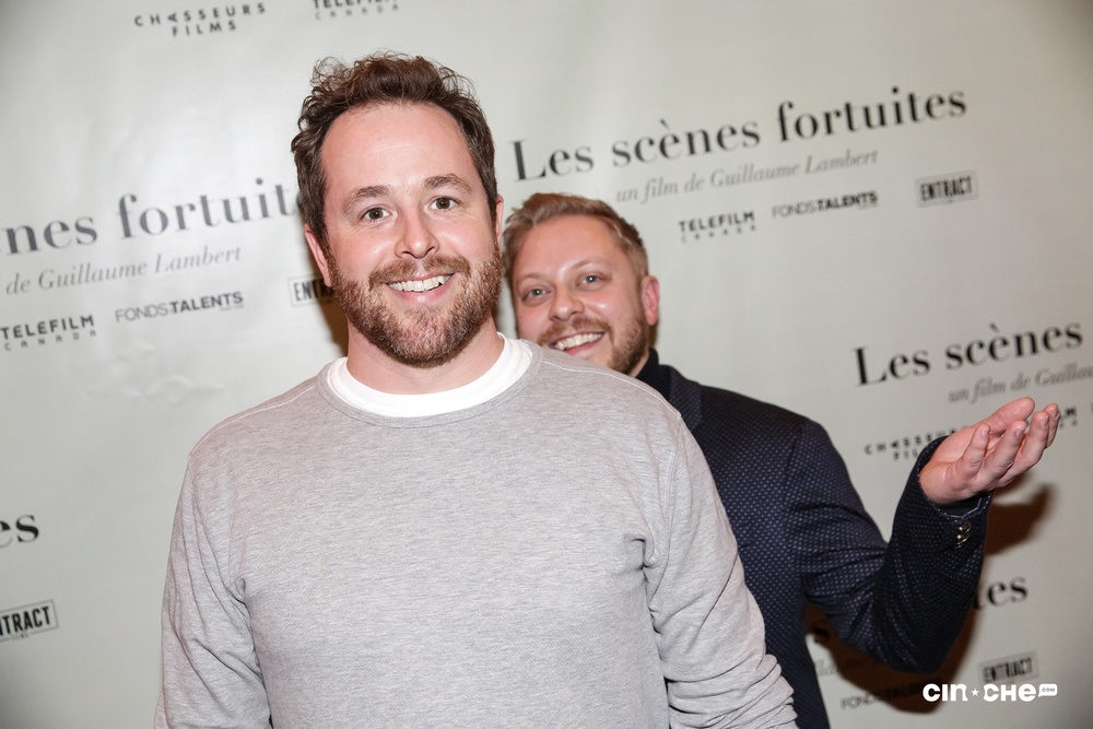 Sur le tapis rouge du film Les scènes fortuites
