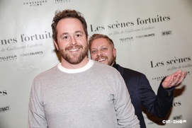Sur le tapis rouge du film Les scènes fortuites