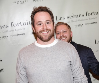 Sur le tapis rouge du film Les scènes fortuites