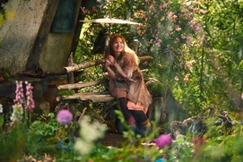 Une scène du film La petite sorcière