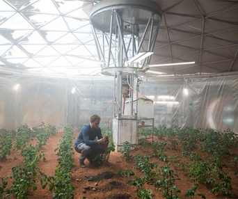 Une scène du film The Martian