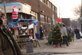 Une scène du film Sapin$ Une scène du film Sapin$