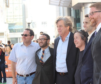 Sur le tapis rouge du film Kill Your Darlings