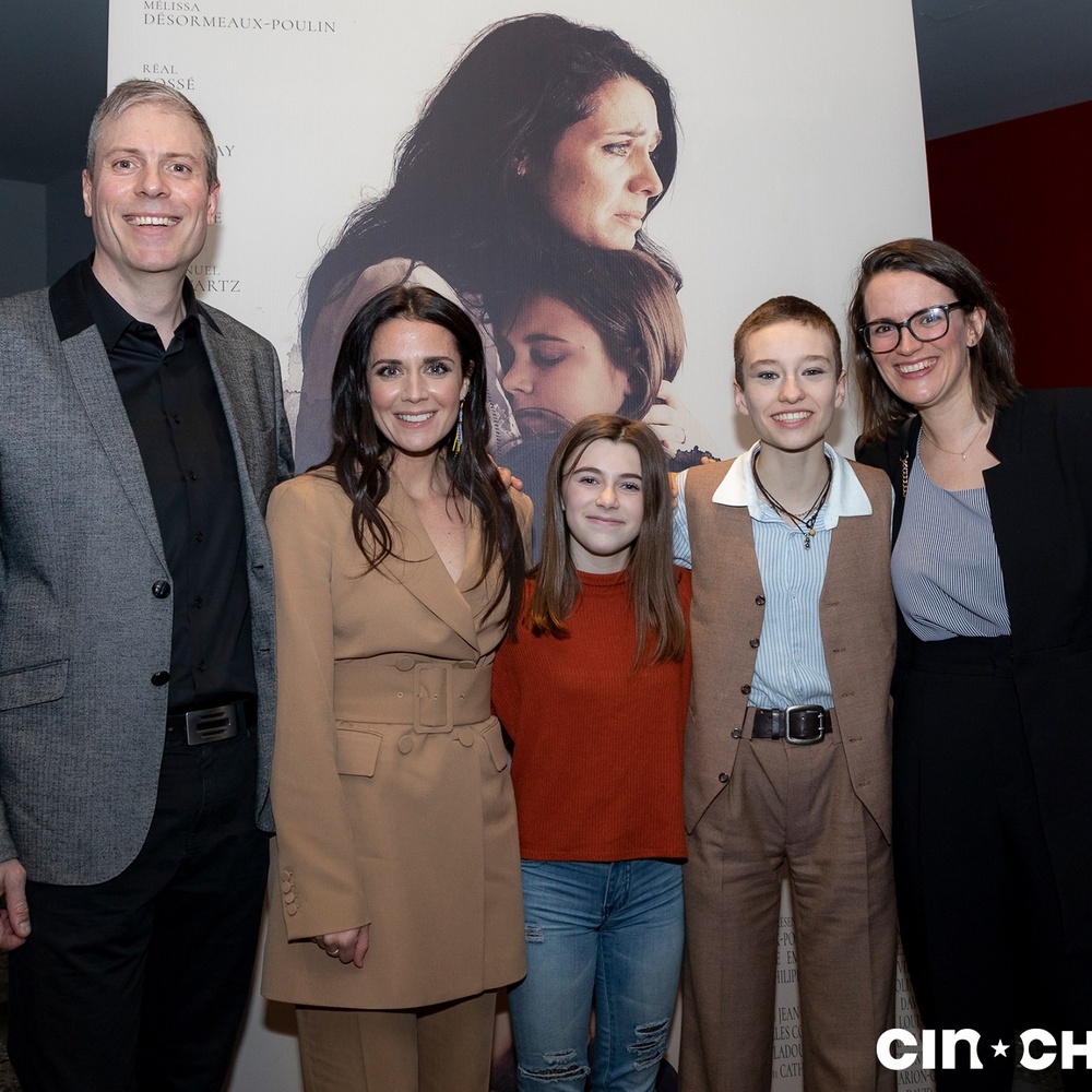 Sur le tapis rouge du film Dérive