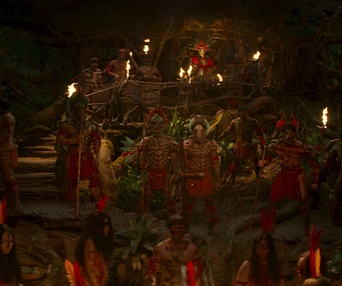 Une scène du film Jungle Cruise