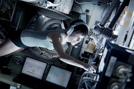 Une scène du film Gravity Une scène du film Gravity