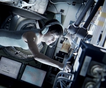 Une scène du film Gravity