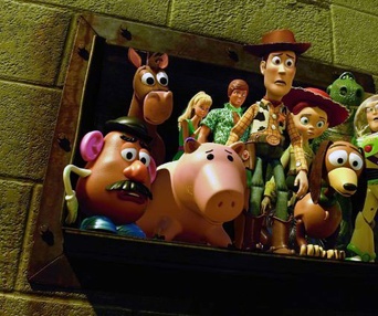Une scène du film Toy Story 3