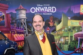 Sur le tapis rouge de la première mondiale de Onward