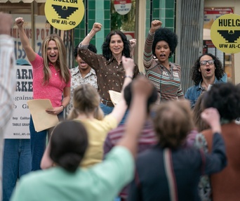 Une scène du film The Glorias