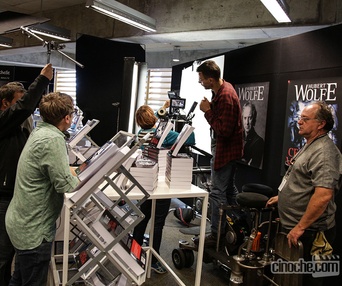 Sur le plateau de Les maîtres du suspense