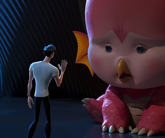 Une scène du film Ultraman: Rising