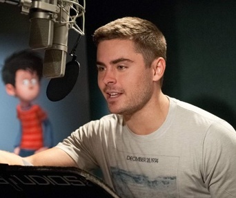 Dans le studio d'enregistrement du film The Lorax