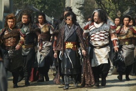 Une scène du film The Man with the Iron Fists