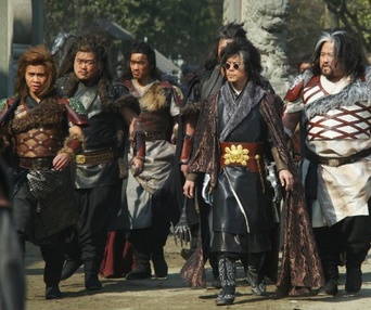 Une scène du film The Man with the Iron Fists