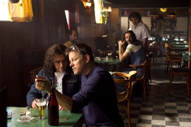 Sur le plateau du film Gerry