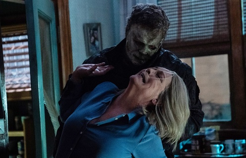 Une scène du film Halloween Ends