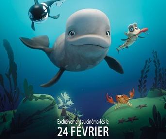Affiche du film Katak, le brave béluga