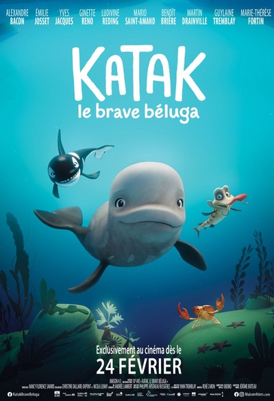 Affiche du film Katak, le brave béluga