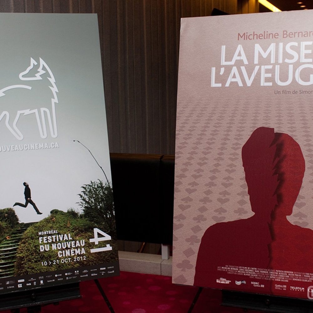 Sur le tapis rouge de La mise à l'aveugle