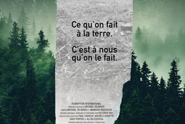 Affiche du film Au bout du rouleau - Une histoire d'amour boréale Affiche du film Au bout du rouleau - Une histoire d'amour boréale