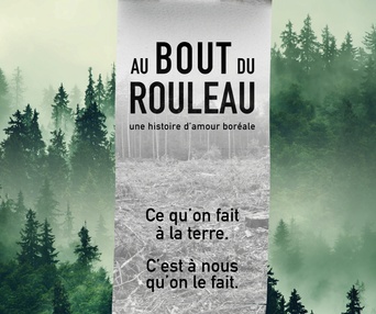 Affiche du film Au bout du rouleau - Une histoire d'amour boréale