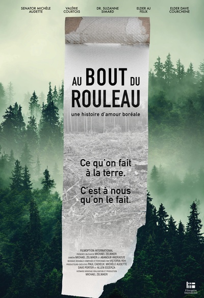 Affiche du film Au bout du rouleau - Une histoire d'amour boréale