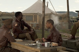 Une scène du film Red Tails