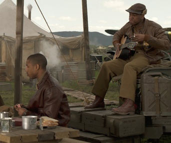 Une scène du film Red Tails