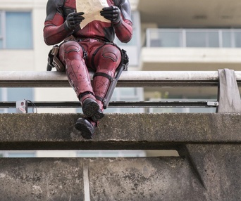 Une scène du film Deadpool