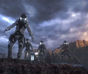 Une scène du film Fantastic Four